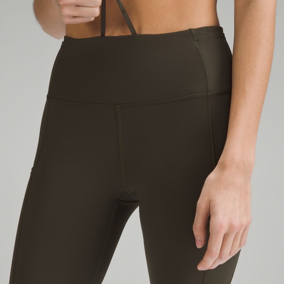 Lululemon Fast & Free Leggings 25” in Dark Olive size 4 - Picture 3 of 7